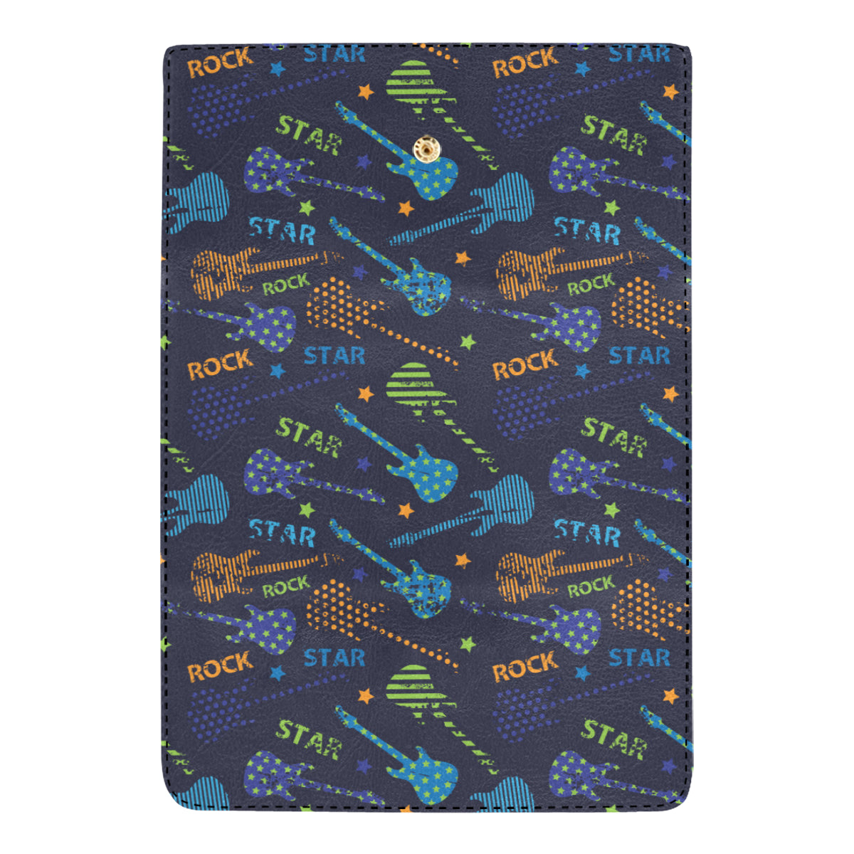 Rock and Roll Pattern Print Design A04 Women's Trifold Wallet