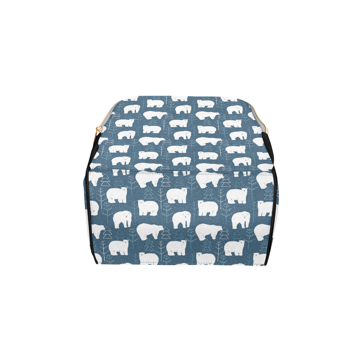 Polar Bear Pattern Print Design A01 Diaper Bag Backpack