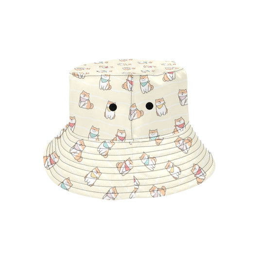 Shiba Inu Print Design LKS306 Unisex Bucket Hat