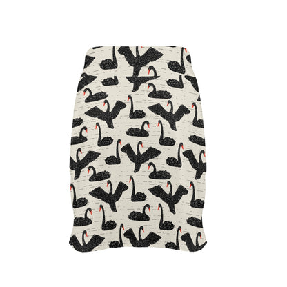 Swan Print Design LKS402 17" Golf & Pickleball Skort with Pockets