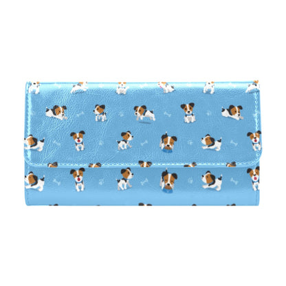 Russell Terriers Print Design LKS3010 Women's Trifold Wallet