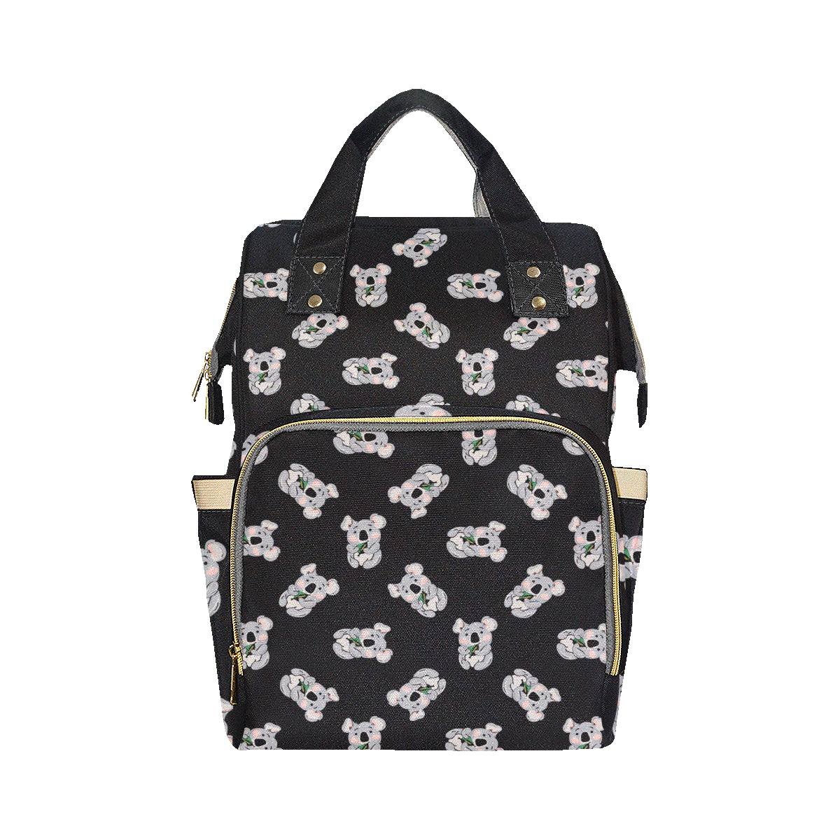 Koala Pattern Print Design 05 Diaper Bag Backpack