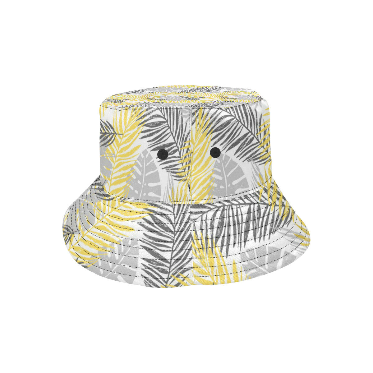 Palm Leaves Pattern Print Design PL012 Unisex Bucket Hat