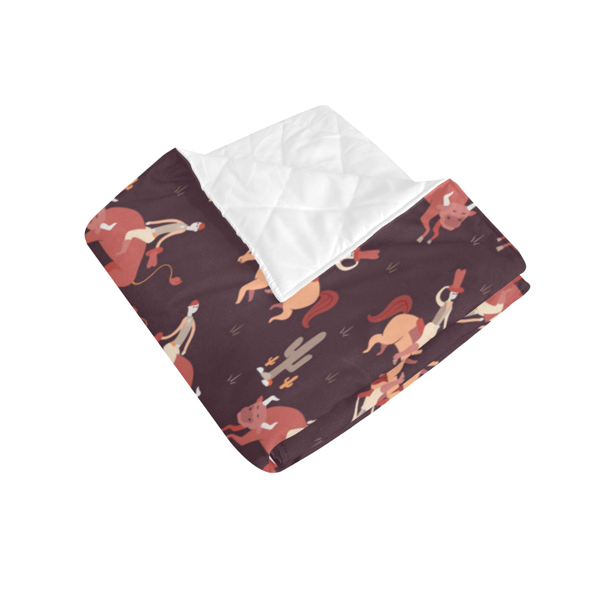 Rodeo Pattern Print Design A01 Premium Quilt