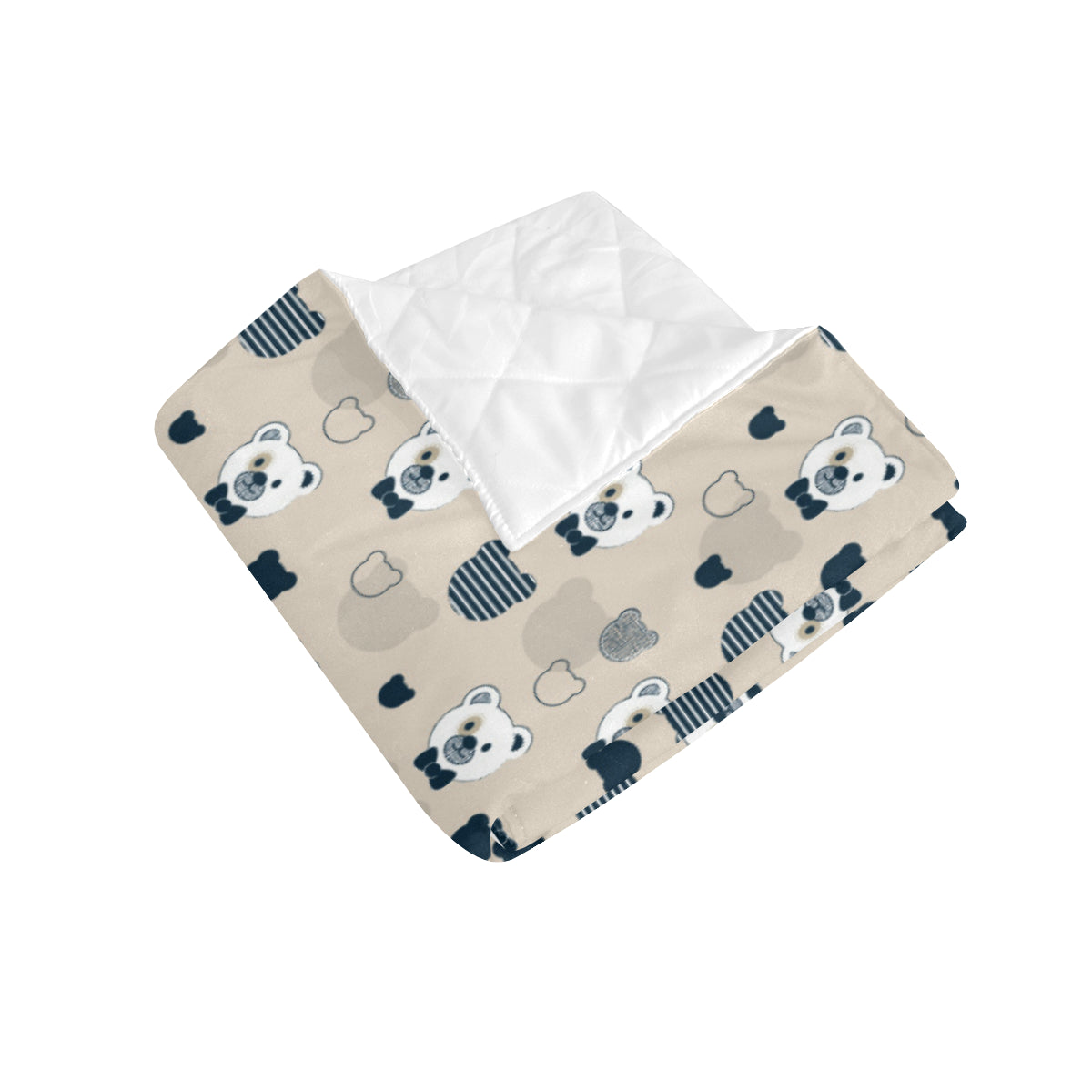 Bear Pattern Print Design 05 Premium Quilt