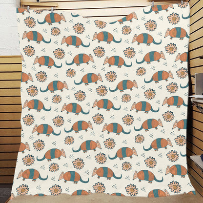 Armadillo Pattern Print Design 02 Premium Quilt