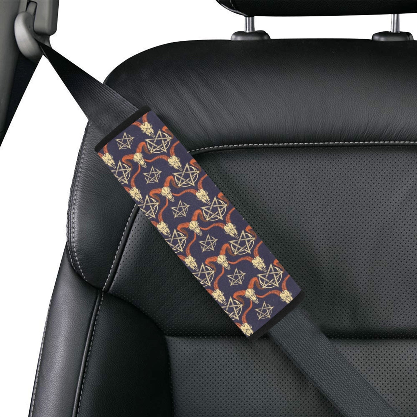 Buffalo Head Print Design LKS403 Car Seat Belt Cover