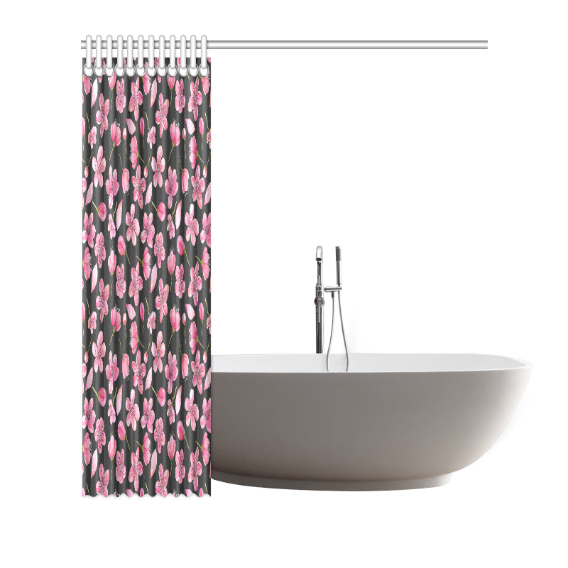 Apple blossom Pattern Print Design AB03 Shower Curtain