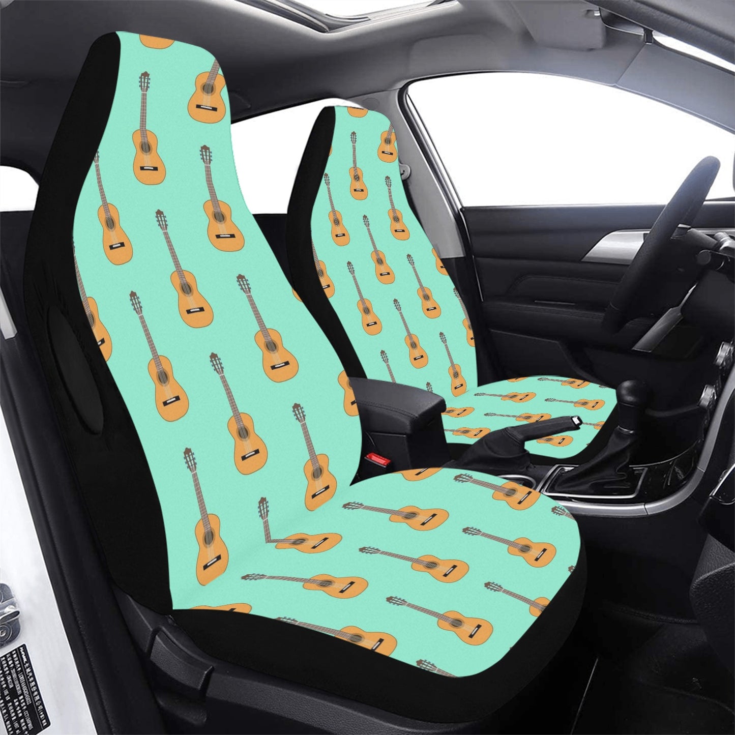 Acoustic Guitar Print Design LKS403 Car Seat Covers