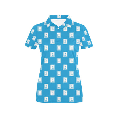 Bible Pattern Print Design 02 Women's Polo Shirt