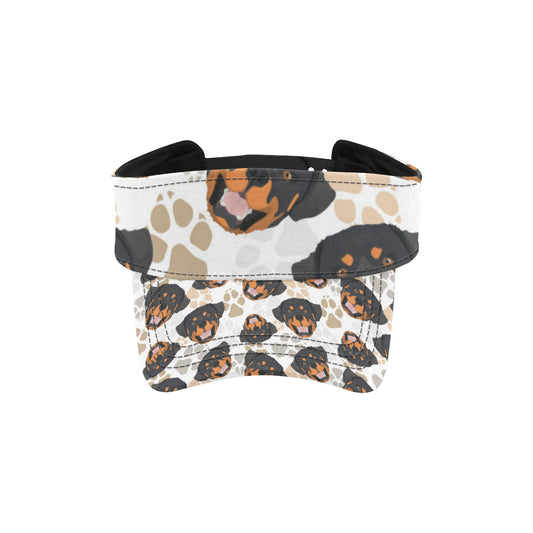 Rottweiler Pattern Print Design A03 Unisex Sun Visor