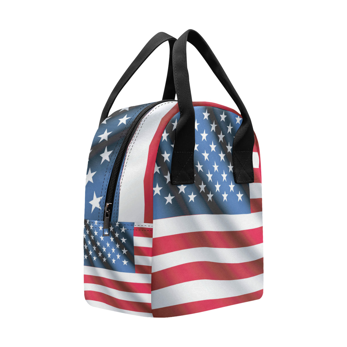 American flag Classic Insulated Lunch Bag
