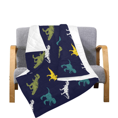 T Rex Pattern Print Design A07 Premium Quilt
