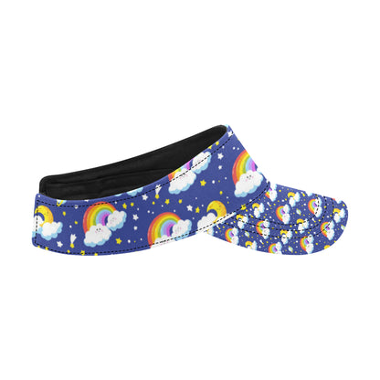Rainbow Space Design Print Unisex Sun Visor