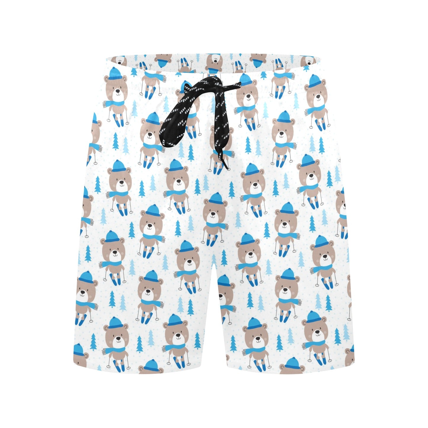 Ski Print Design LKS306 Men's Swim Trunks Beach Shorts