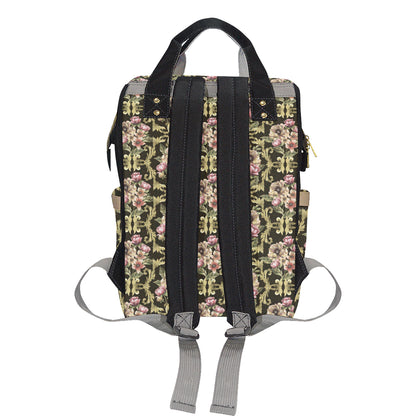 Baroque Pattern Print Design 02 Diaper Bag Backpack