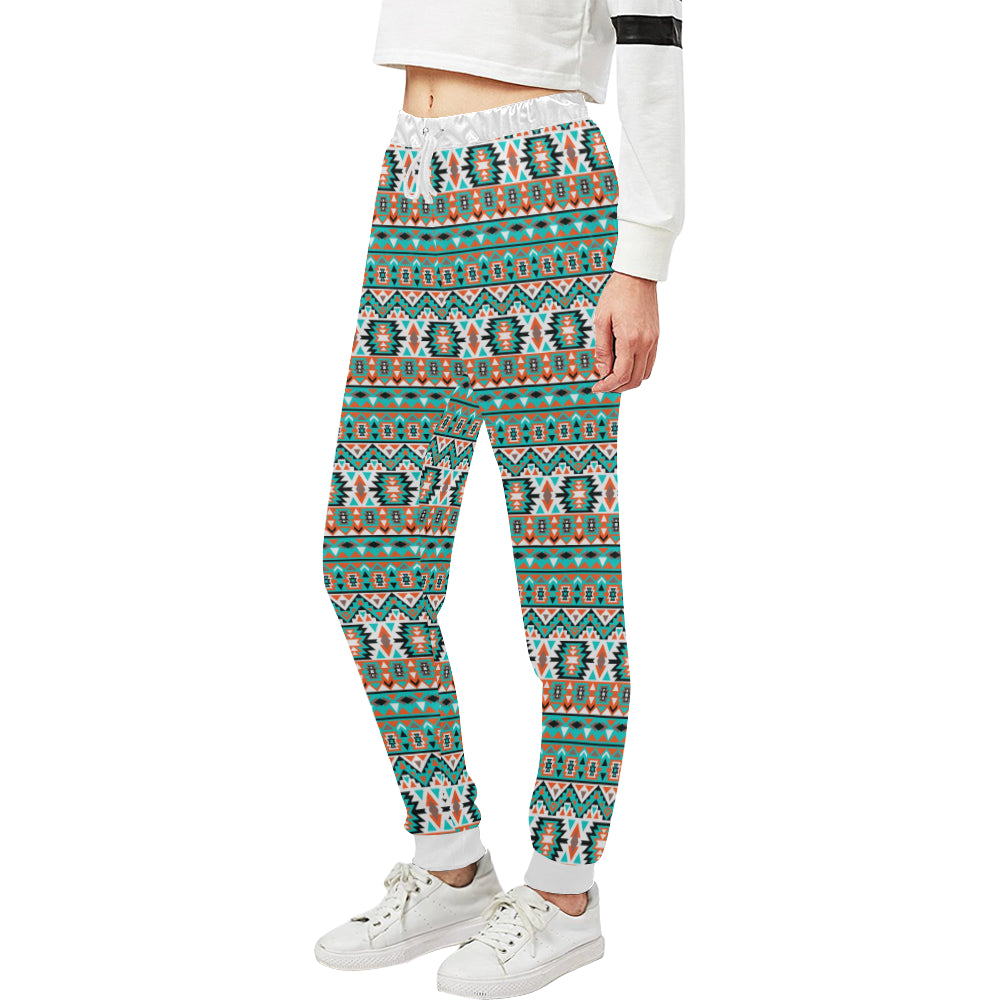 Indian Navajo Ethnic Themed Design Print Unisex Sweatpants