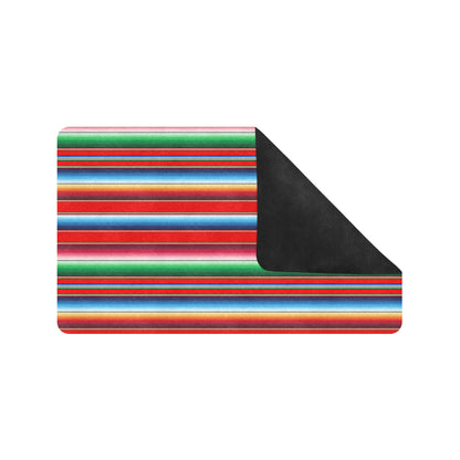 Serape Print Rubber Doormat