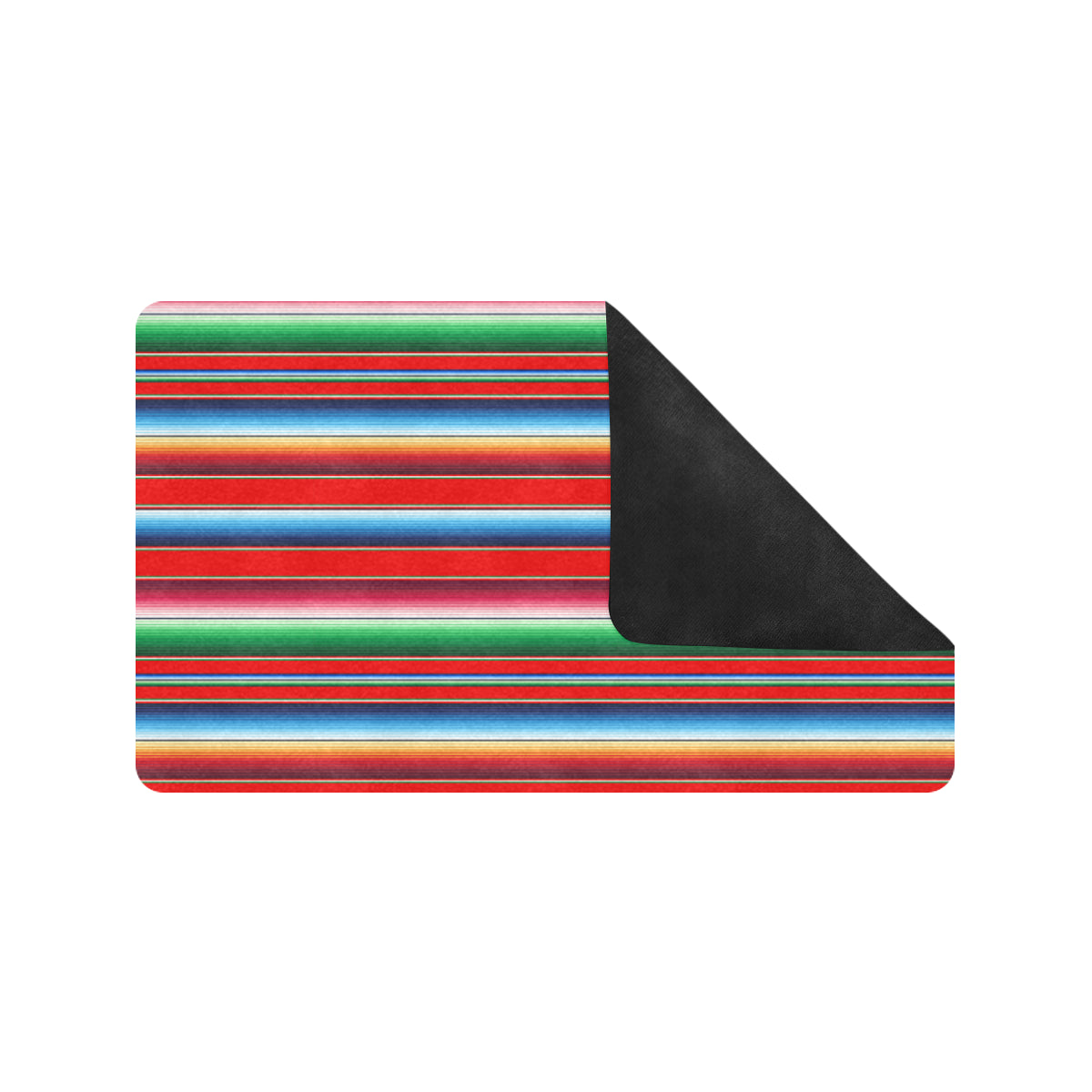 Serape Print Rubber Doormat