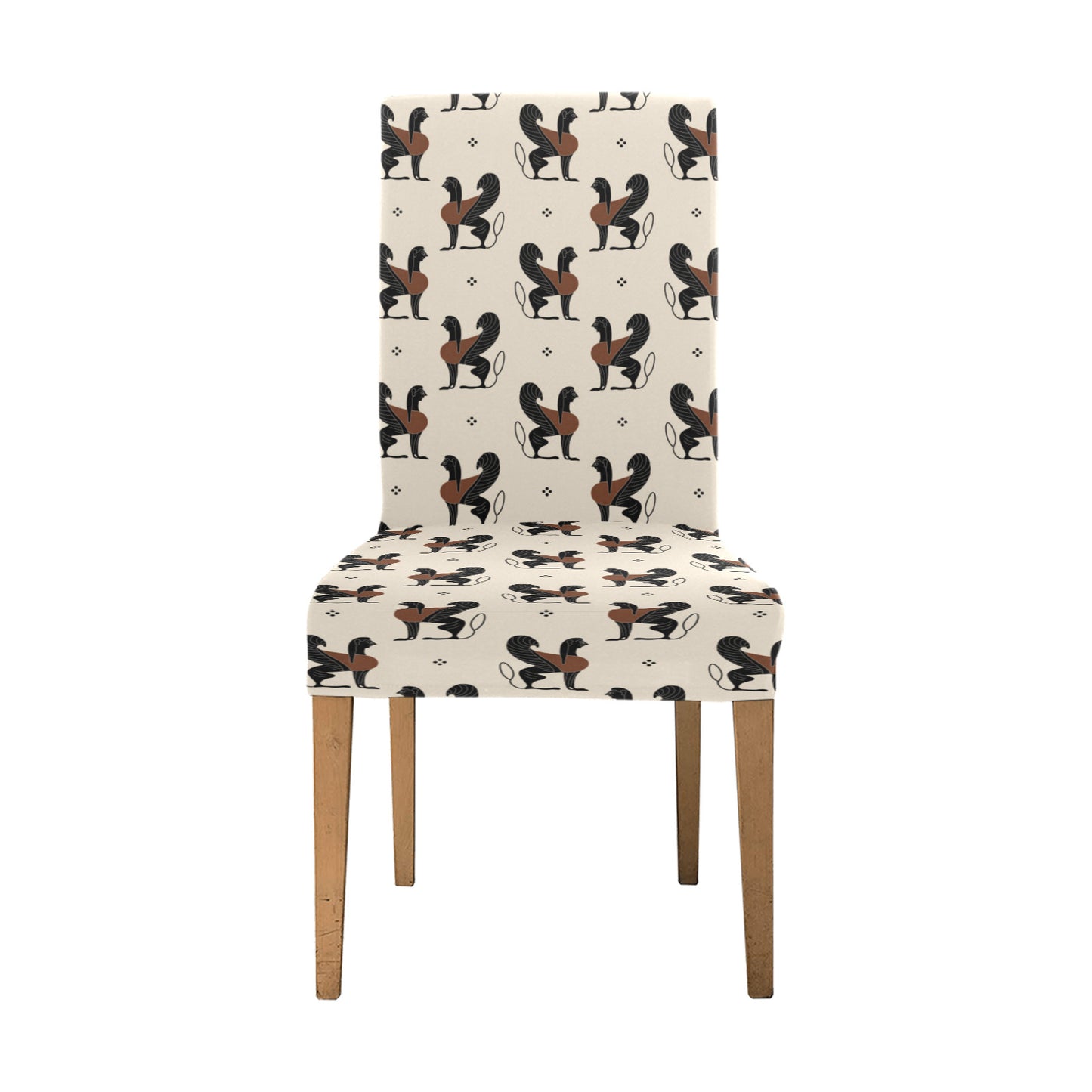 Ancient Greek Print Design LKS3010 Dining Chair Slipcover