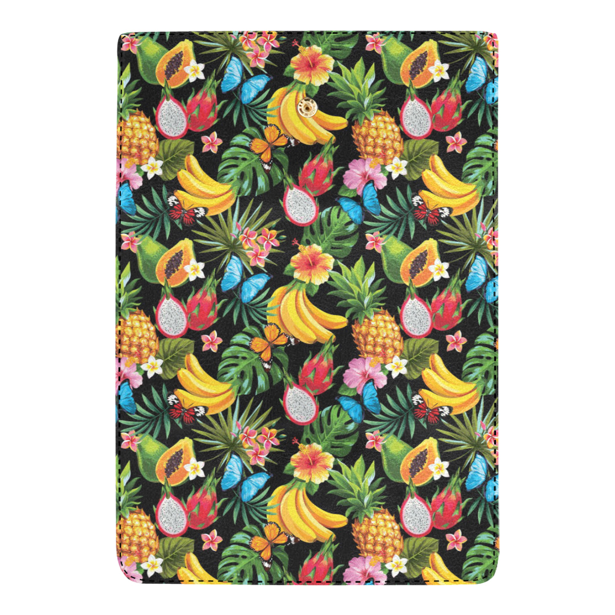Tropical Fruits Pattern Print Design TF04 Women's Trifold Wallet