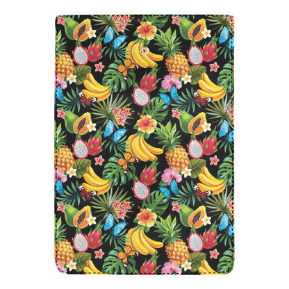Tropical Fruits Pattern Print Design TF04 Women's Trifold Wallet