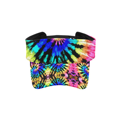 Tie Dye Rainbow Design Print Unisex Sun Visor