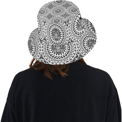 Polynesian Tribal Mask Unisex Bucket Hat