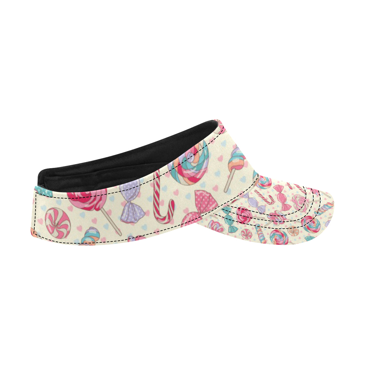 Candy Pattern Print Design CA04 Unisex Sun Visor
