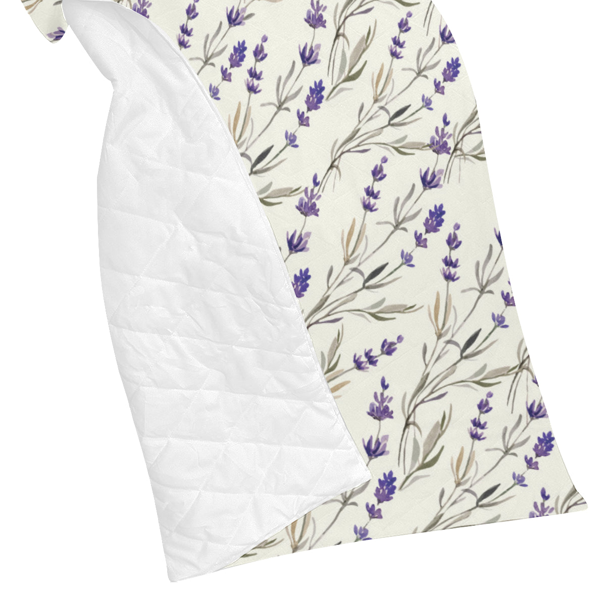 Lavender Pattern Print Design 01 Premium Quilt