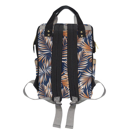 Tropical Flower Pattern Print Design TF07 Diaper Bag Backpack