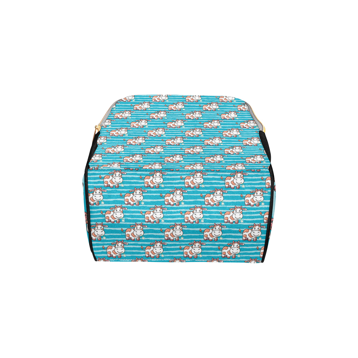 Cow Cute Print Pattern Diaper Bag Backpack