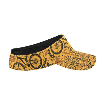 Mountain bike Pattern Print Design 03 Unisex Sun Visor