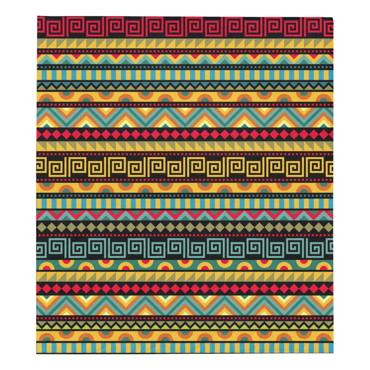 African Pattern Print Design 03 Premium Quilt