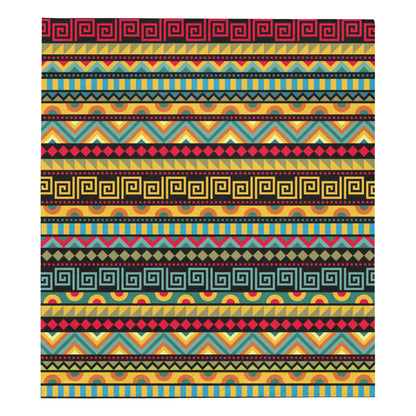 African Pattern Print Design 03 Premium Quilt