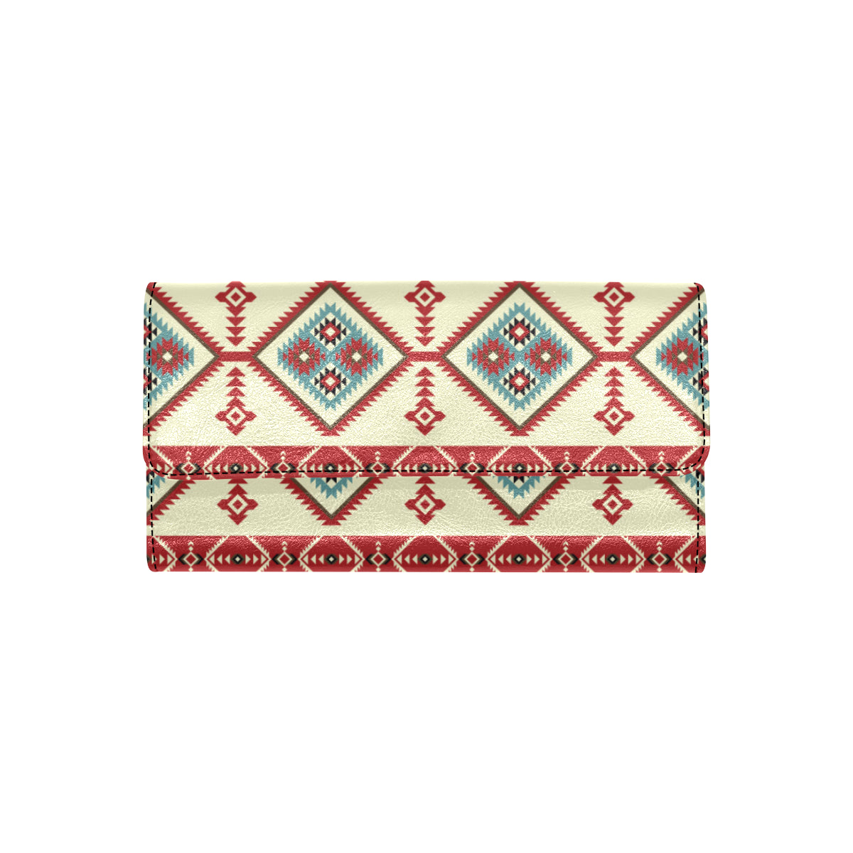 Navajo Pattern Print Design A05 Women's Trifold Wallet