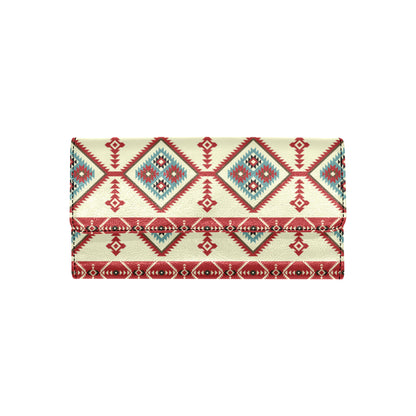 Navajo Pattern Print Design A05 Women's Trifold Wallet