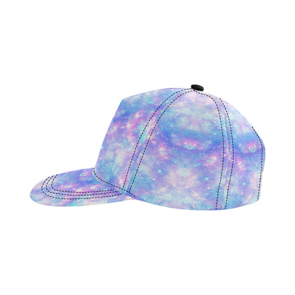 Galaxy Stardust Pastel Color Print Snapback Cap