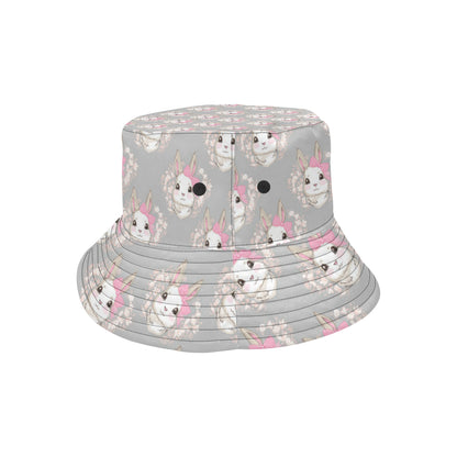 Rabbit Pattern Print Design RB07 Unisex Bucket Hat