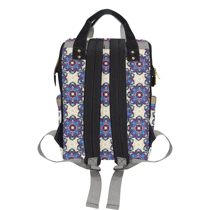 lotus Boho Pattern Print Design LO08 Diaper Bag Backpack