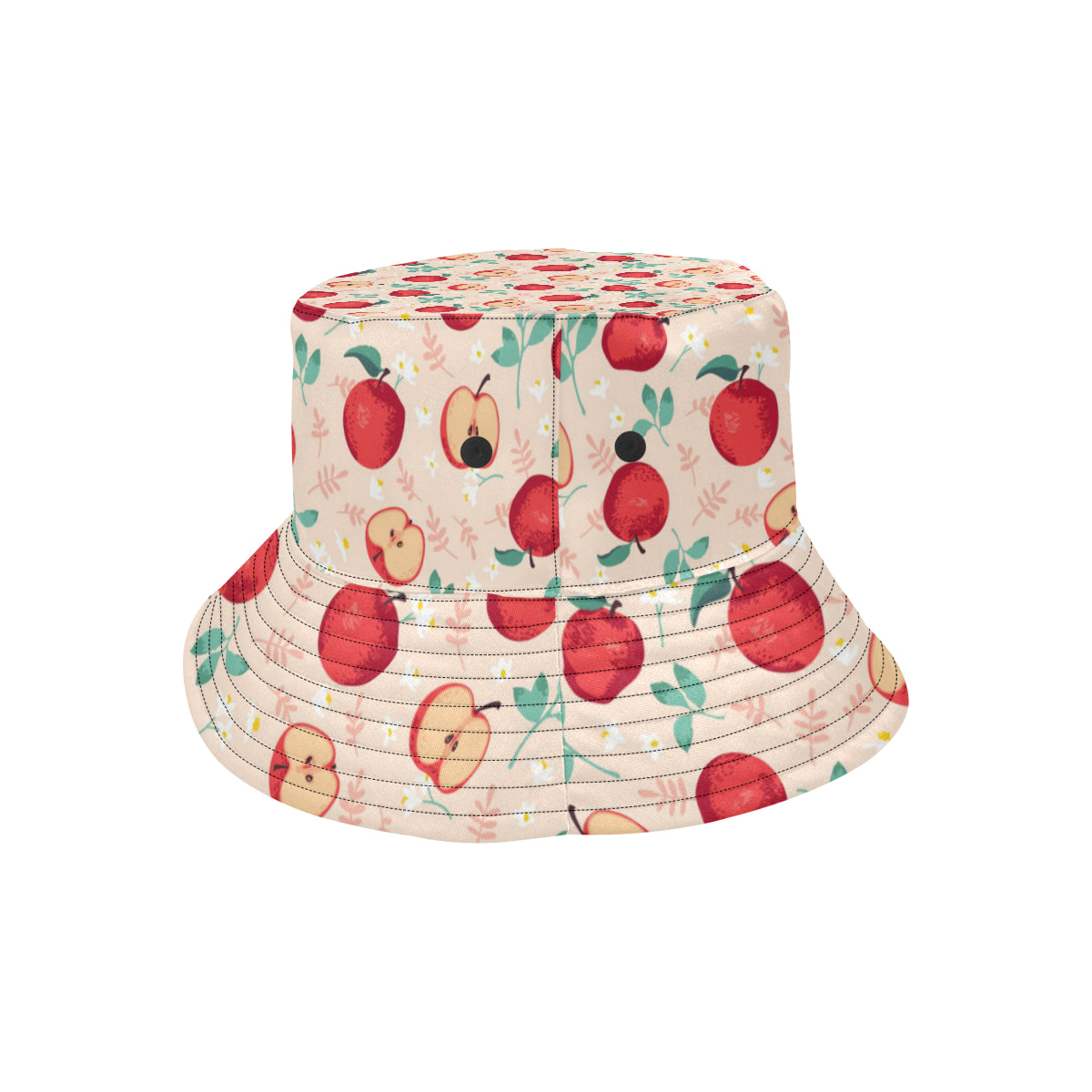 Apple Pattern Print Design AP06 Unisex Bucket Hat