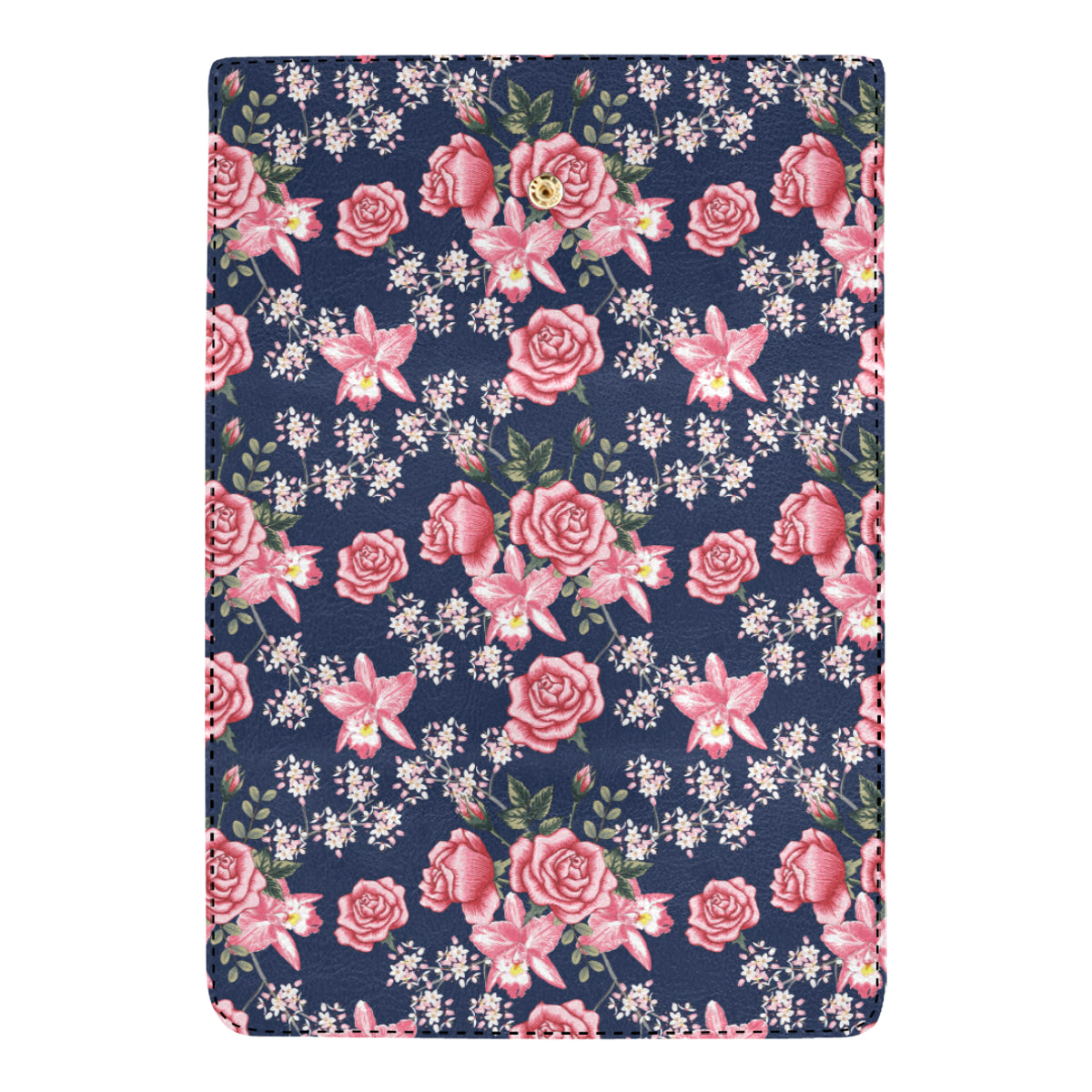 Rose Pattern Print Design A05 Women's Trifold Wallet