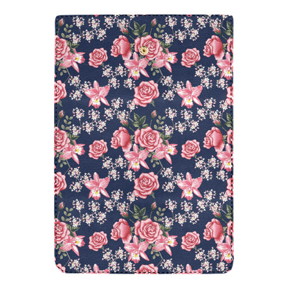 Rose Pattern Print Design A05 Women's Trifold Wallet