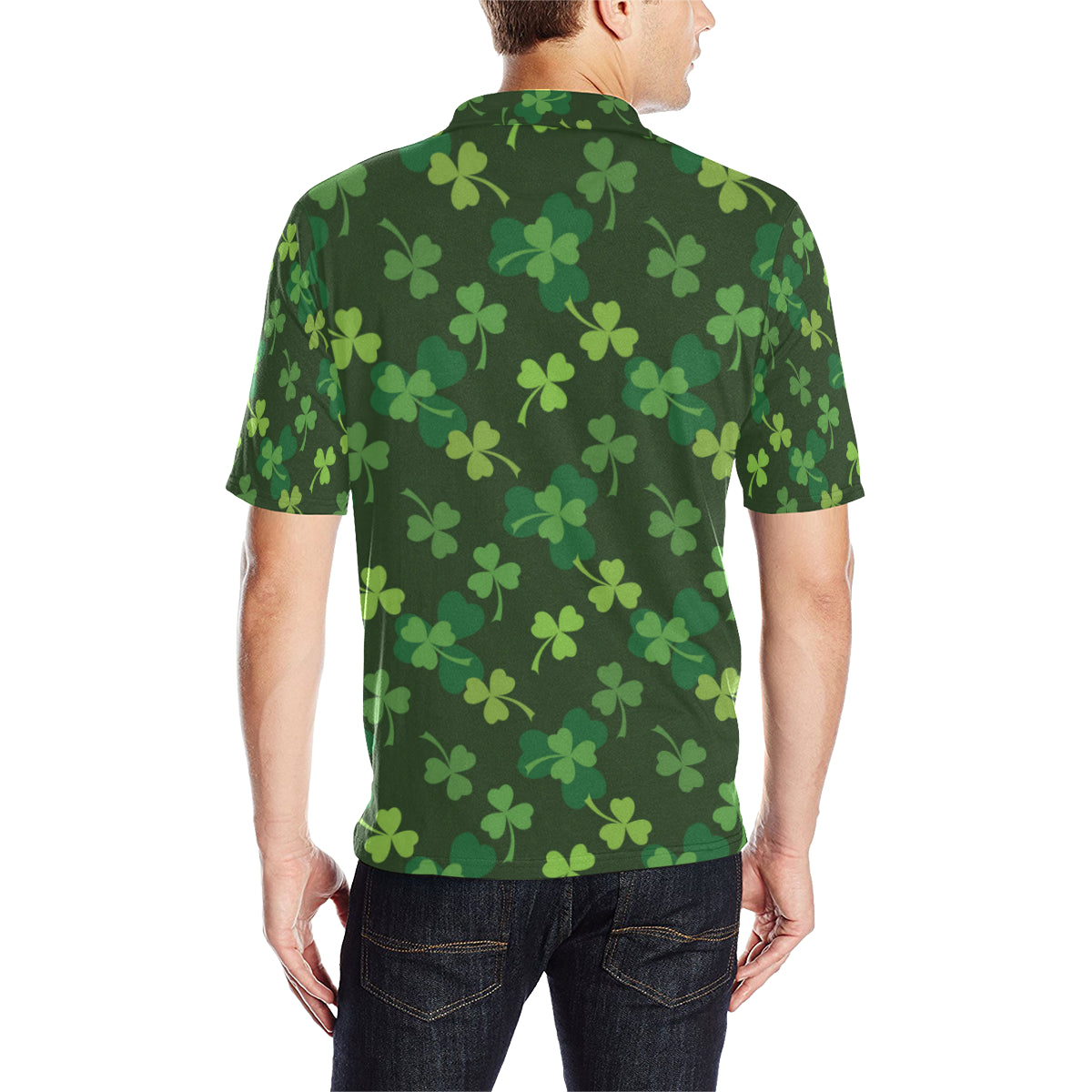 Irish Pattern Print Design 03 Men Polo Shirt