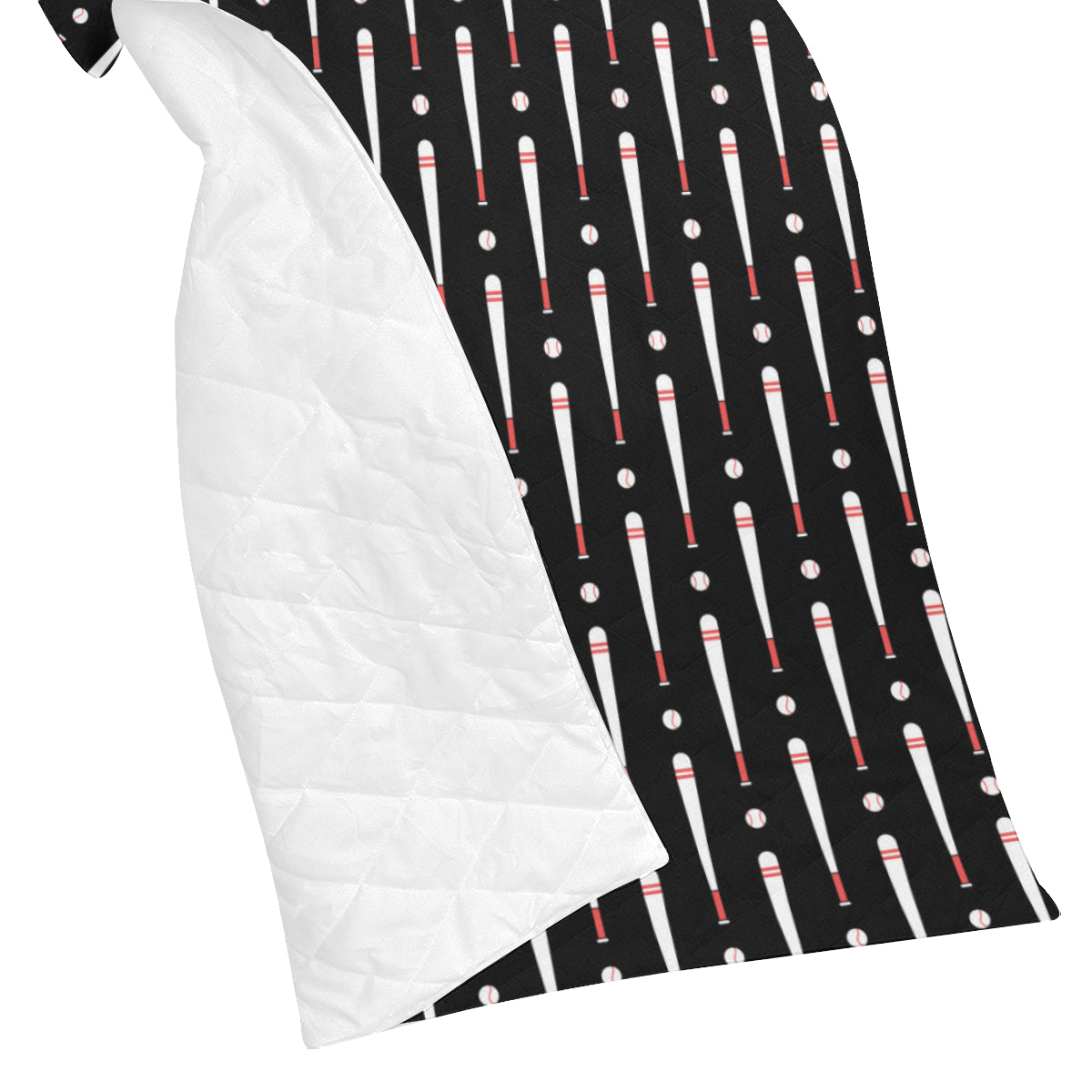 Baseball Pattern Print Design 03 Premium Quilt