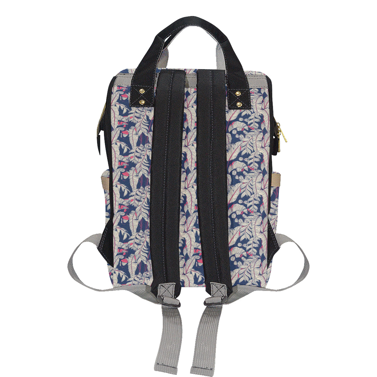 Bird Of Paradise Pattern Print Design 03 Diaper Bag Backpack