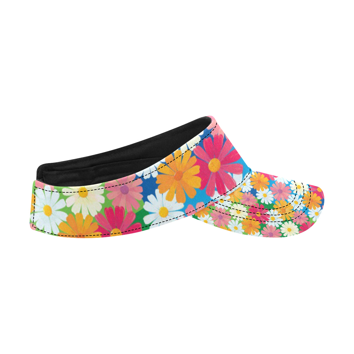 Daisy Pattern Print Design DS05 Unisex Sun Visor