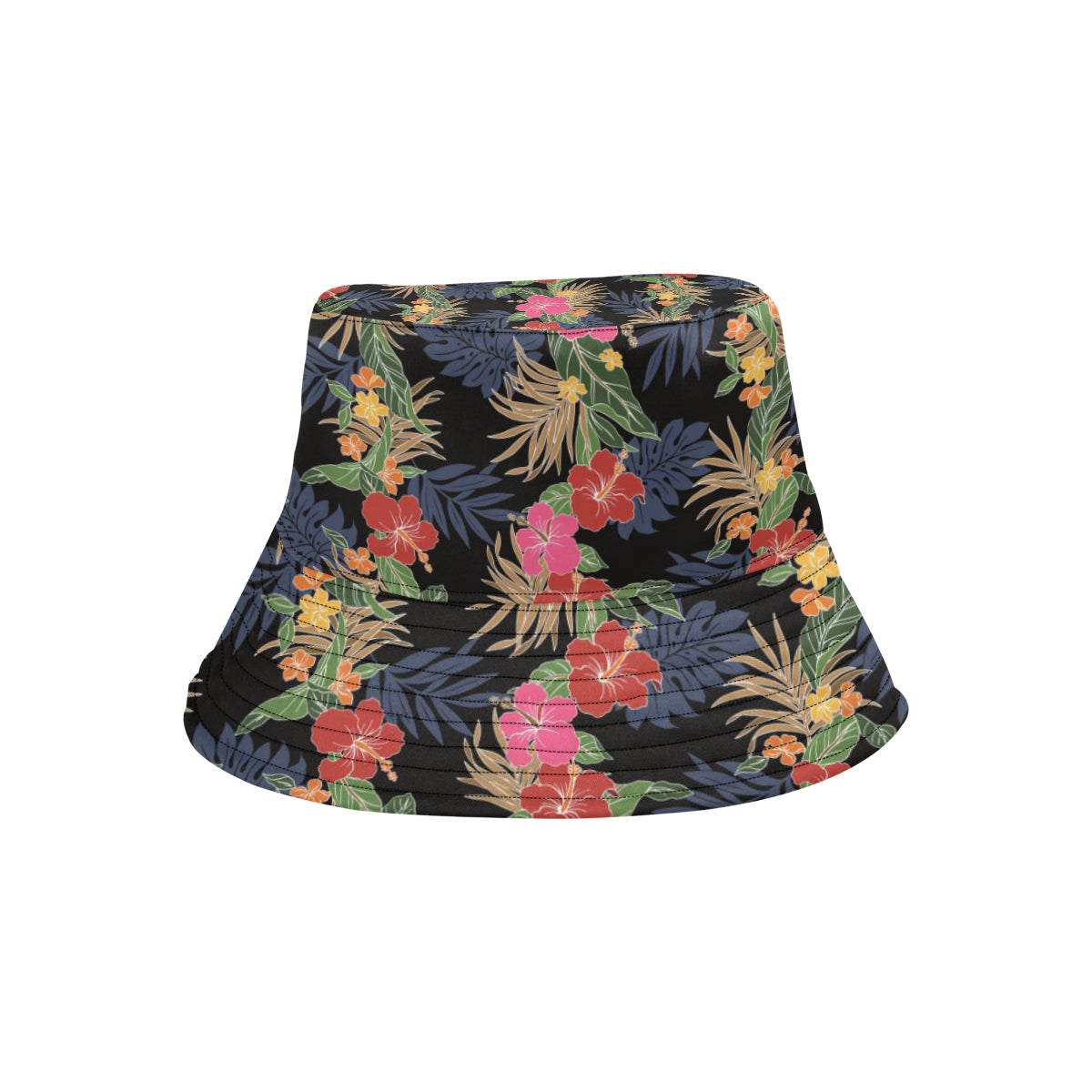 Hawaiian Themed Pattern Print Design H011 Unisex Bucket Hat