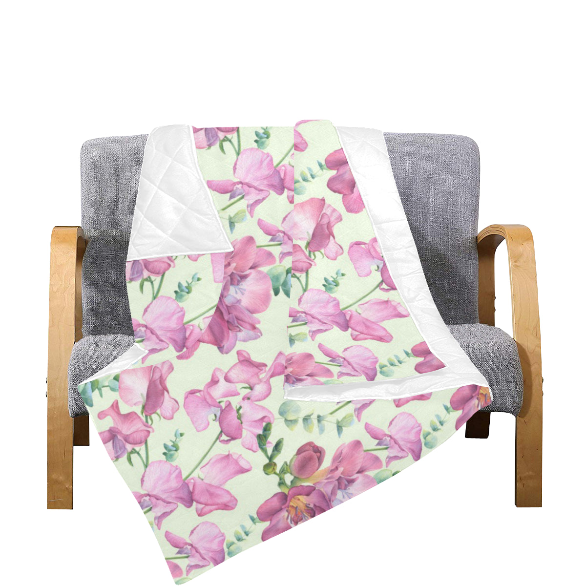 Peony Pattern Print Design PE011 Premium Quilt