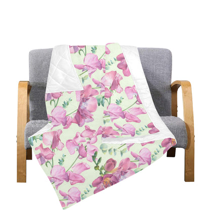 Peony Pattern Print Design PE011 Premium Quilt